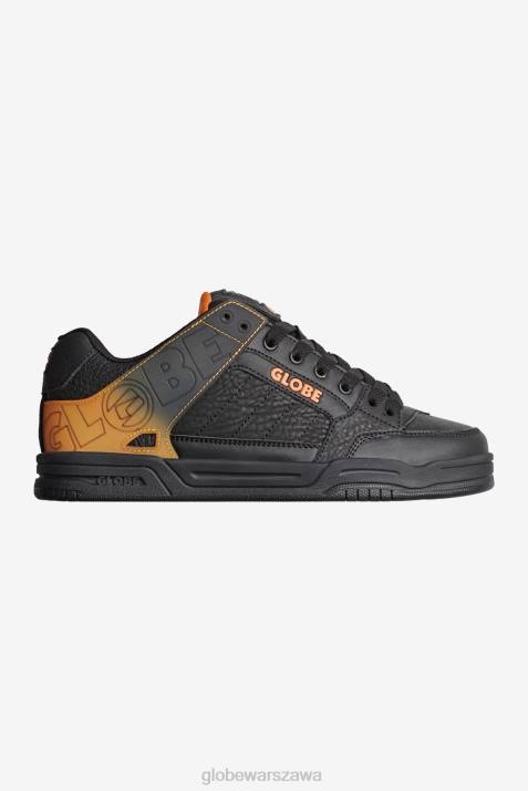 nachylenie Globe Brand N8J459 czarny/pomarańczowy blaknięcie buty