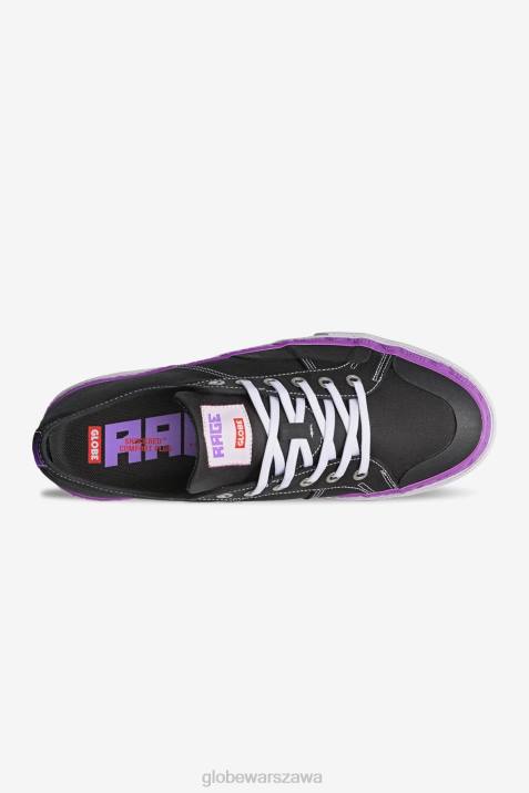 nadwyżka Globe Brand N8J411 czarny/biały/wściekłość buty