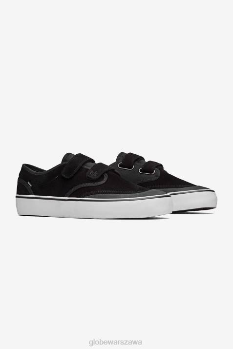 pstrokaty pasek II Globe Brand N8J422 czarny biały buty