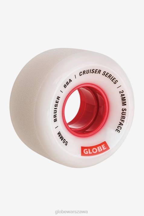 Koło bruiser cruiser 55mm Globe Brand N8J4250 biały/czerwony/55 deskorolki
