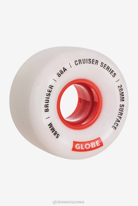 Koło bruiser cruiser 58mm Globe Brand N8J4251 biały/czerwony/58 deskorolki
