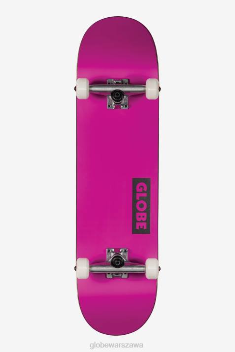 Goodstock 8,25" w komplecie Globe Brand N8J4207 neonowy fiolet deskorolki