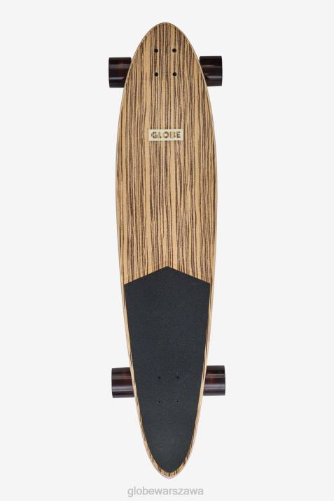 Klasyczny longboard pinner 40 cali Globe Brand N8J4138 zebrawood/uosobienie deskorolki