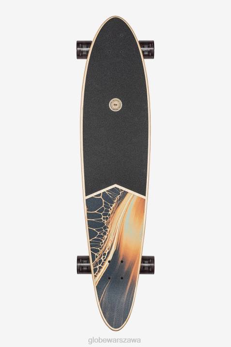 Klasyczny longboard pinner 40 cali Globe Brand N8J4151 złota żyła deskorolki