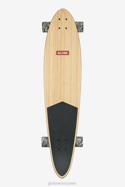 Klasyczny longboard pinner 40 cali Globe Brand N8J4152 bambus/czarny barwnik deskorolki