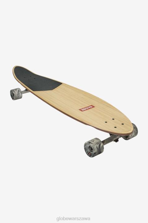 Klasyczny longboard pinner 40 cali Globe Brand N8J4152 bambus/czarny barwnik deskorolki