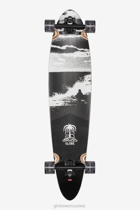 Klasyczny longboard pinner 40 cali Globe Brand N8J4156 kokosowy/czarny przypływ deskorolki