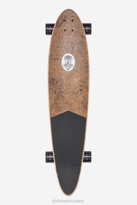 Klasyczny longboard pinner 40 cali Globe Brand N8J4156 kokosowy/czarny przypływ deskorolki