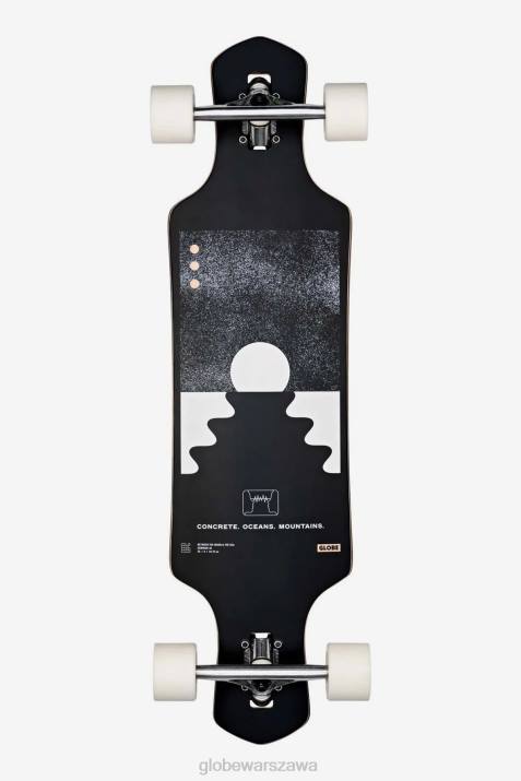 Longboard geminon 35 cali Globe Brand N8J4143 siła pływowa/czarny deskorolki