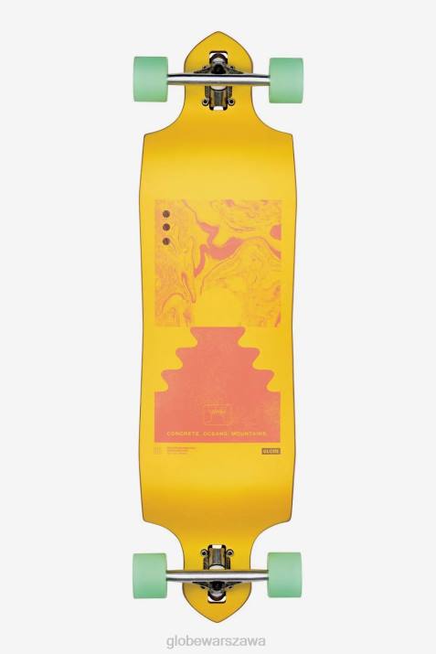 Longboard geminon micro-drop 37 cali Globe Brand N8J4141 siła pływowa/miód deskorolki