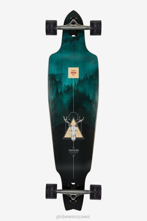 Prowler klasyczny longboard 38 cali Globe Brand N8J4148 bambus/niebieskie góry deskorolki