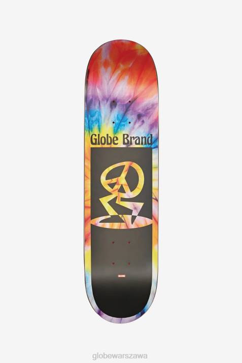 Peace Man Mid 7,6-calowy deck Globe Brand N8J4209 barwnik spiralny/czarny deskorolki