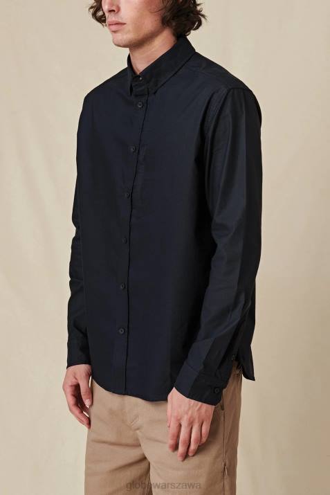 Podstawowa koszula l/s Globe Brand N8J4317 czarny odzież