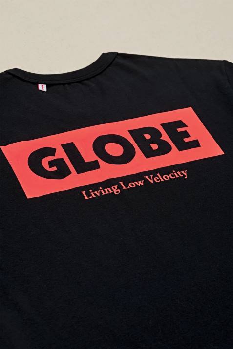 Koszulka Living Low Speed Globe Brand N8J4291 czarny odzież