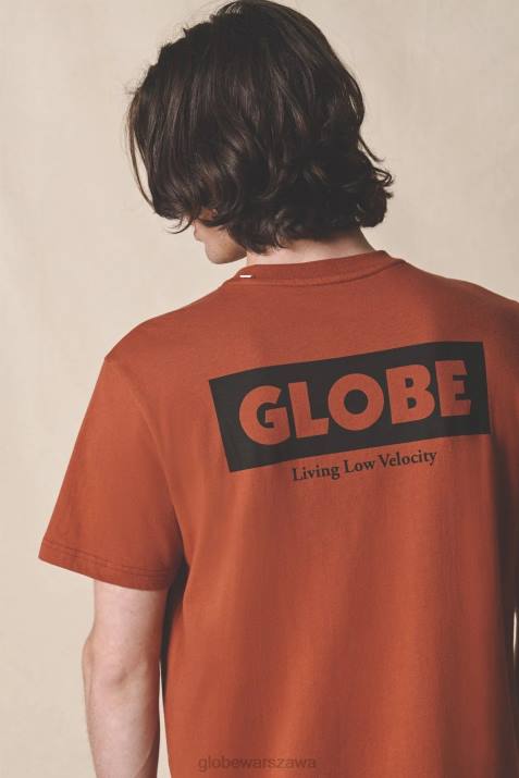 Koszulka Living Low Speed Globe Brand N8J4307 ciemny orzech odzież