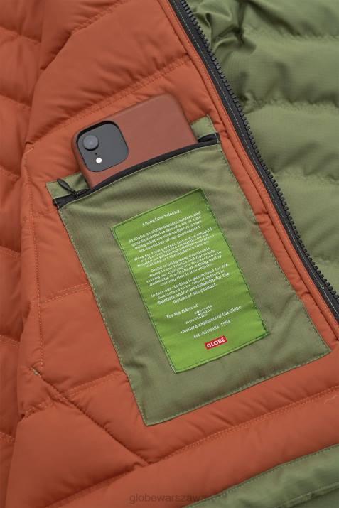 doskonała kurtka puchowa Globe Brand N8J4336 Oliwa odzież