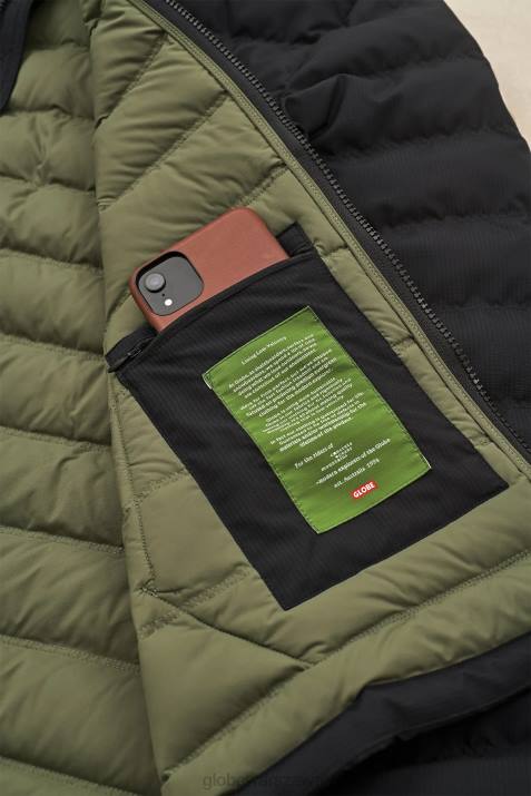 doskonała kurtka puchowa Globe Brand N8J4337 czarny odzież