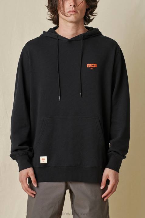 bluza z kapturem Living Low Speed Globe Brand N8J4324 czarny odzież