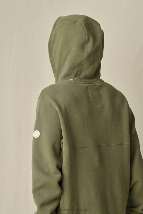 solidna bluza z kapturem Globe Brand N8J4322 Oliwa odzież