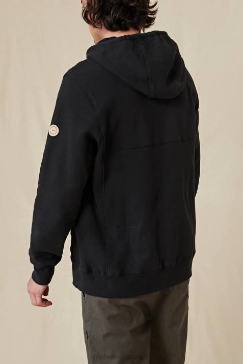 solidna bluza z kapturem Globe Brand N8J4323 czarny odzież
