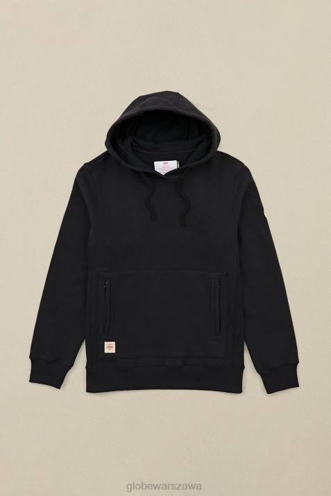 solidna bluza z kapturem Globe Brand N8J4323 czarny odzież