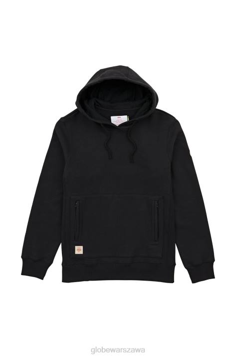 solidna bluza z kapturem Globe Brand N8J4323 czarny odzież